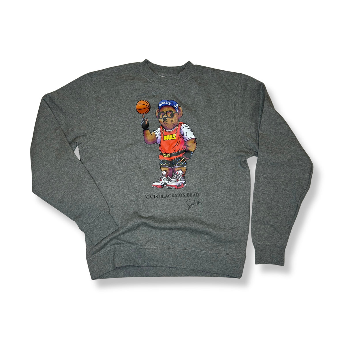 Mars Blackmon Grey Crewneck