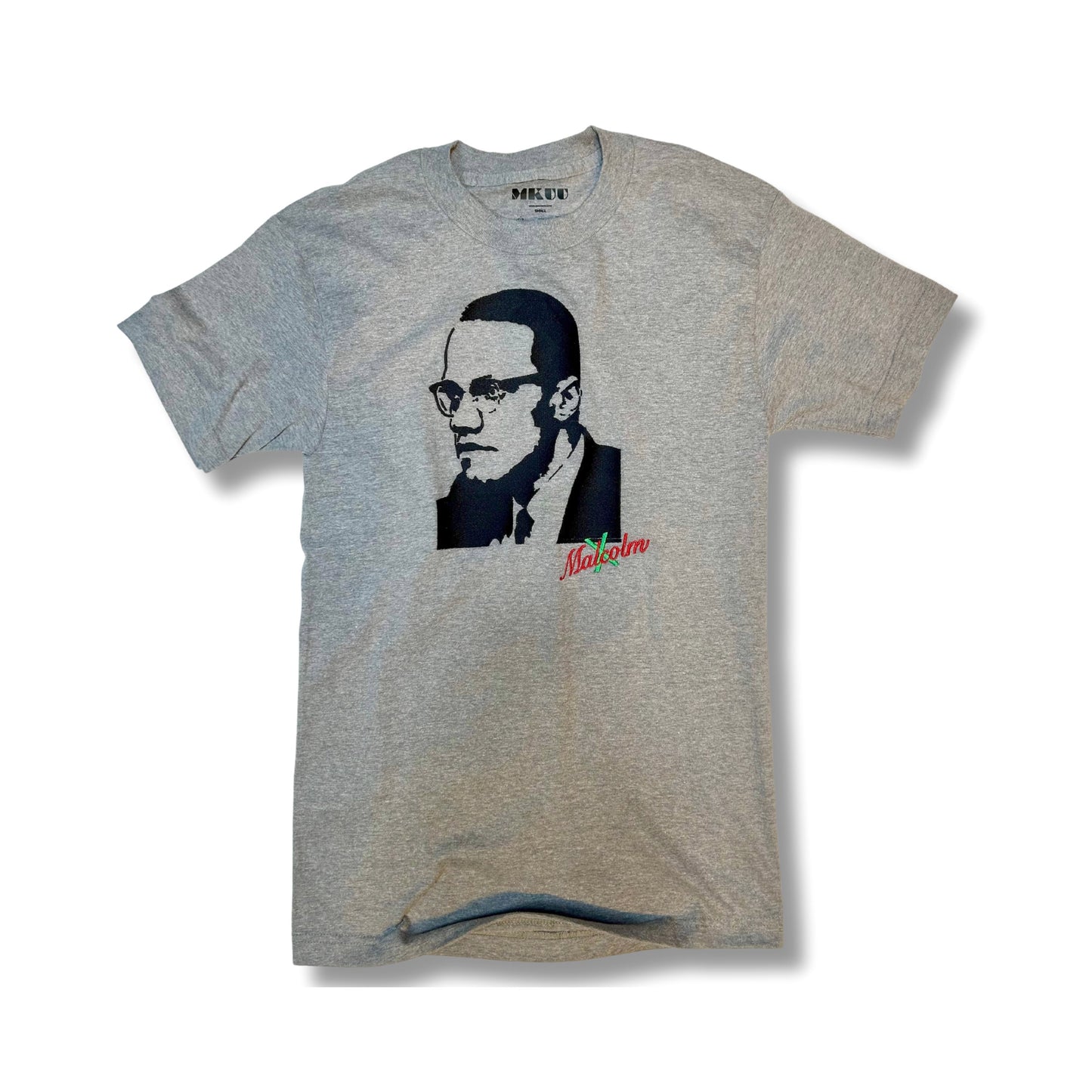 Malcolm X Embroidery t shirt