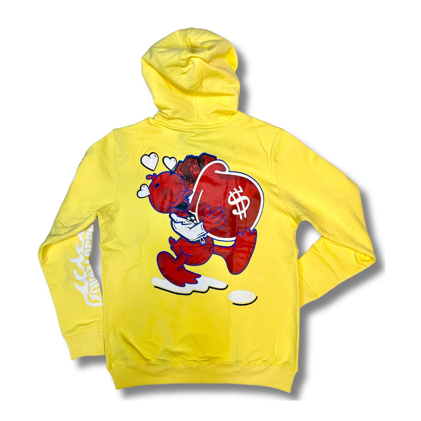 Hudson Outerwear Mens Love Kills Money Duck Hoodie