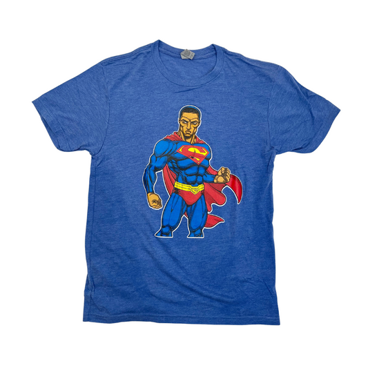 Black Super Man T-Shirt