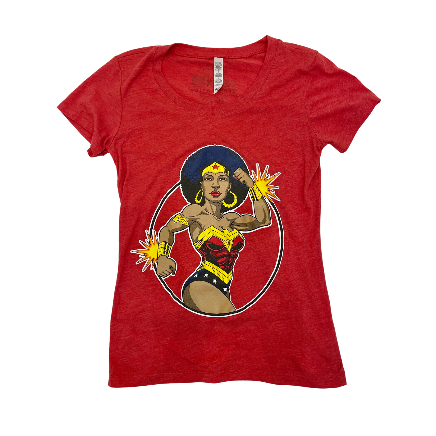 Black Wonder Woman Ladies T-shirt