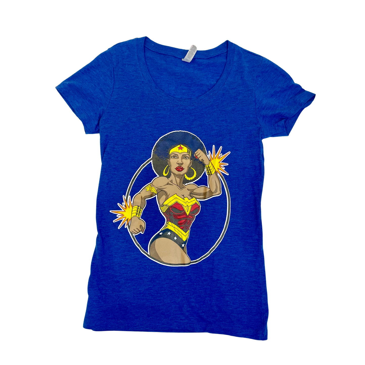 Black Wonder Woman Ladies T-shirt