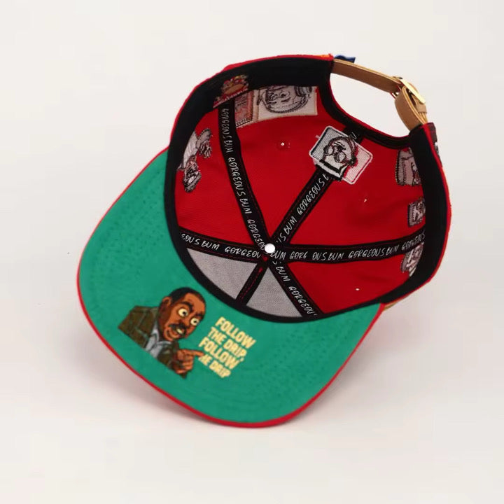 House Party Leather Strap Hat