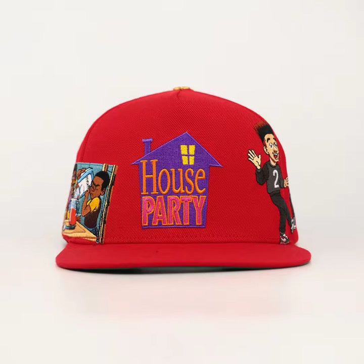 House Party Leather Strap Hat