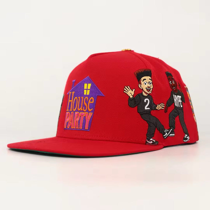House Party Leather Strap Hat
