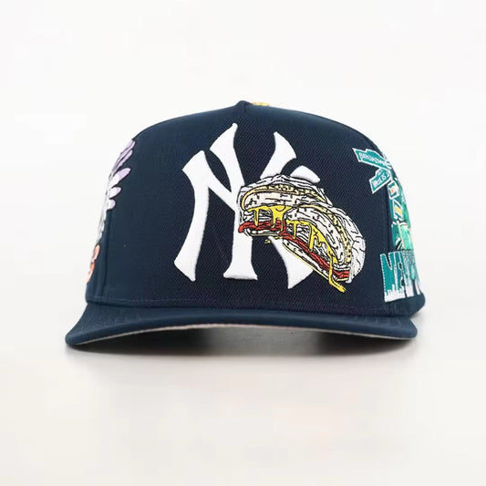 Beacon Egg and Cheese Leather Strap Back Hat