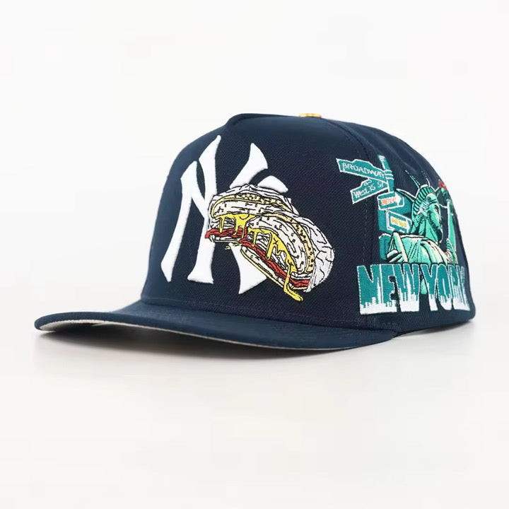 Beacon Egg and Cheese Leather Strap Back Hat