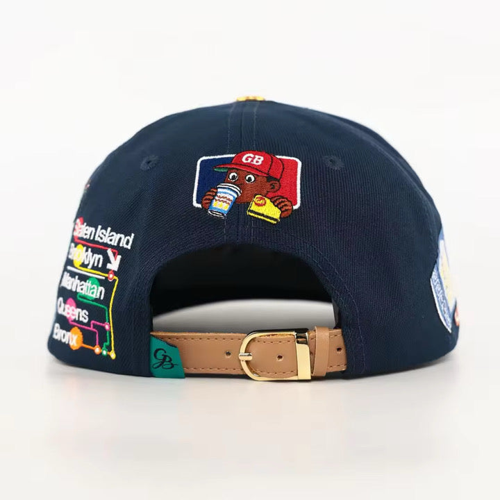 Beacon Egg and Cheese Leather Strap Back Hat