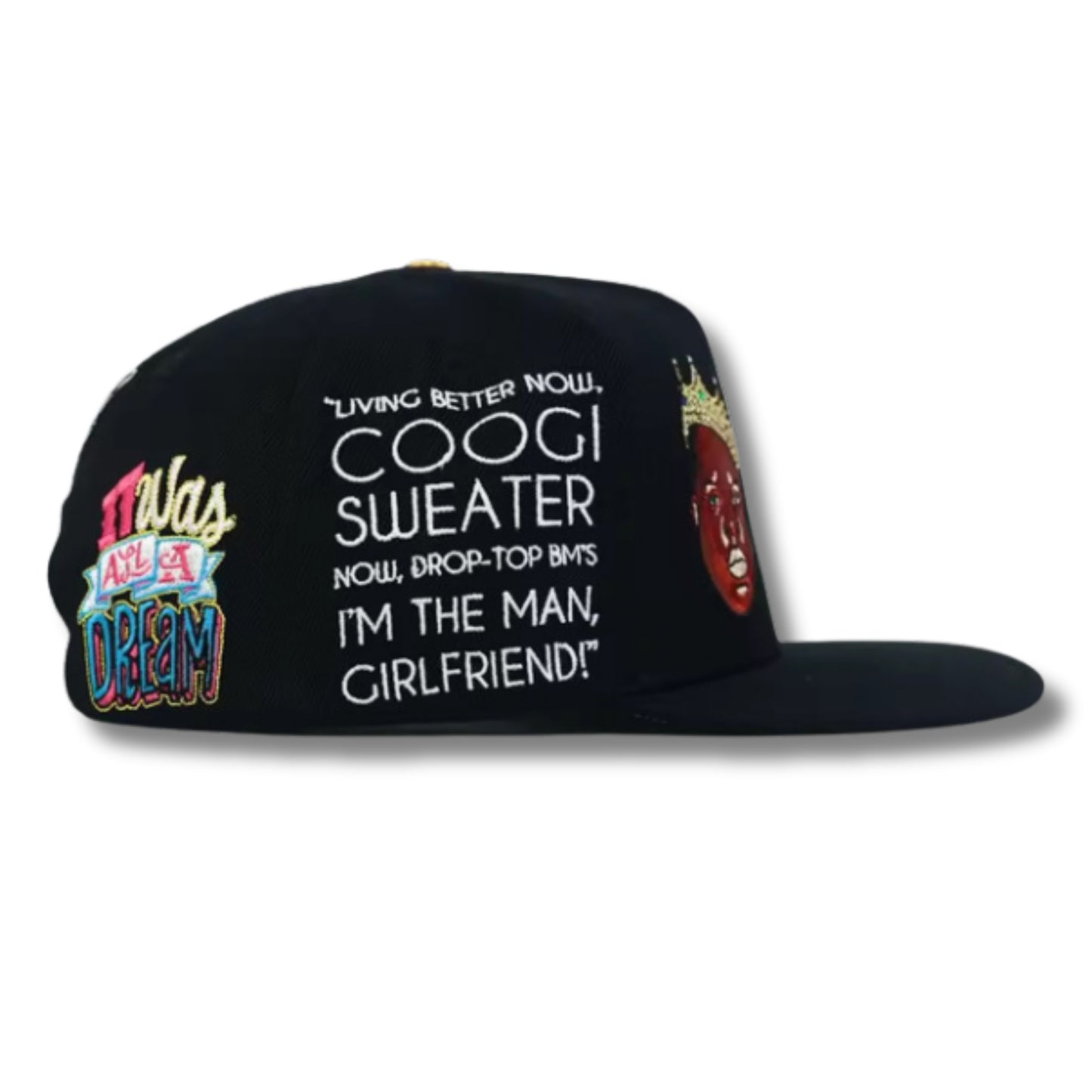 East vs West. Iced Out Baseball Hat