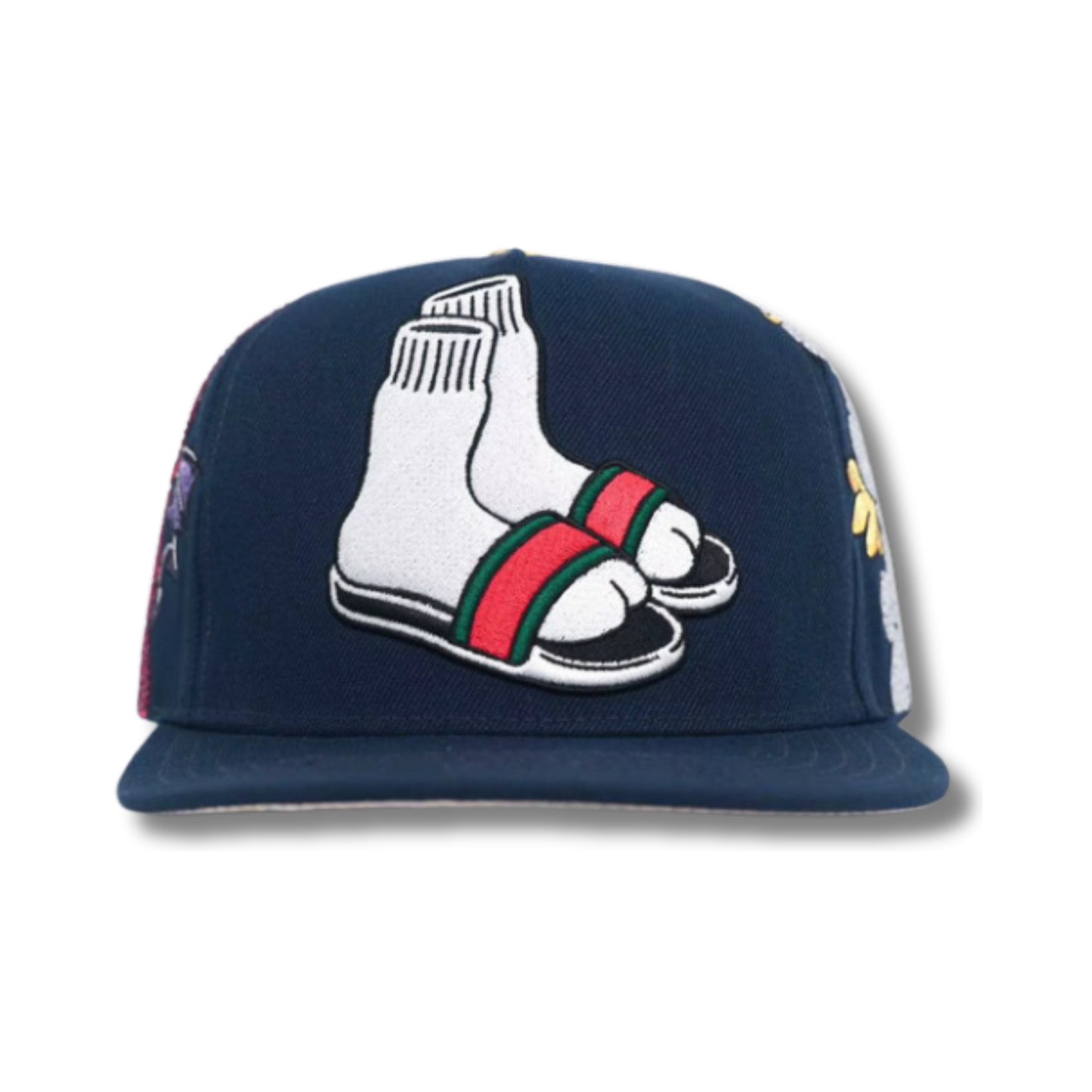Flip Flops Gucci Leather Strap Baseball Hat