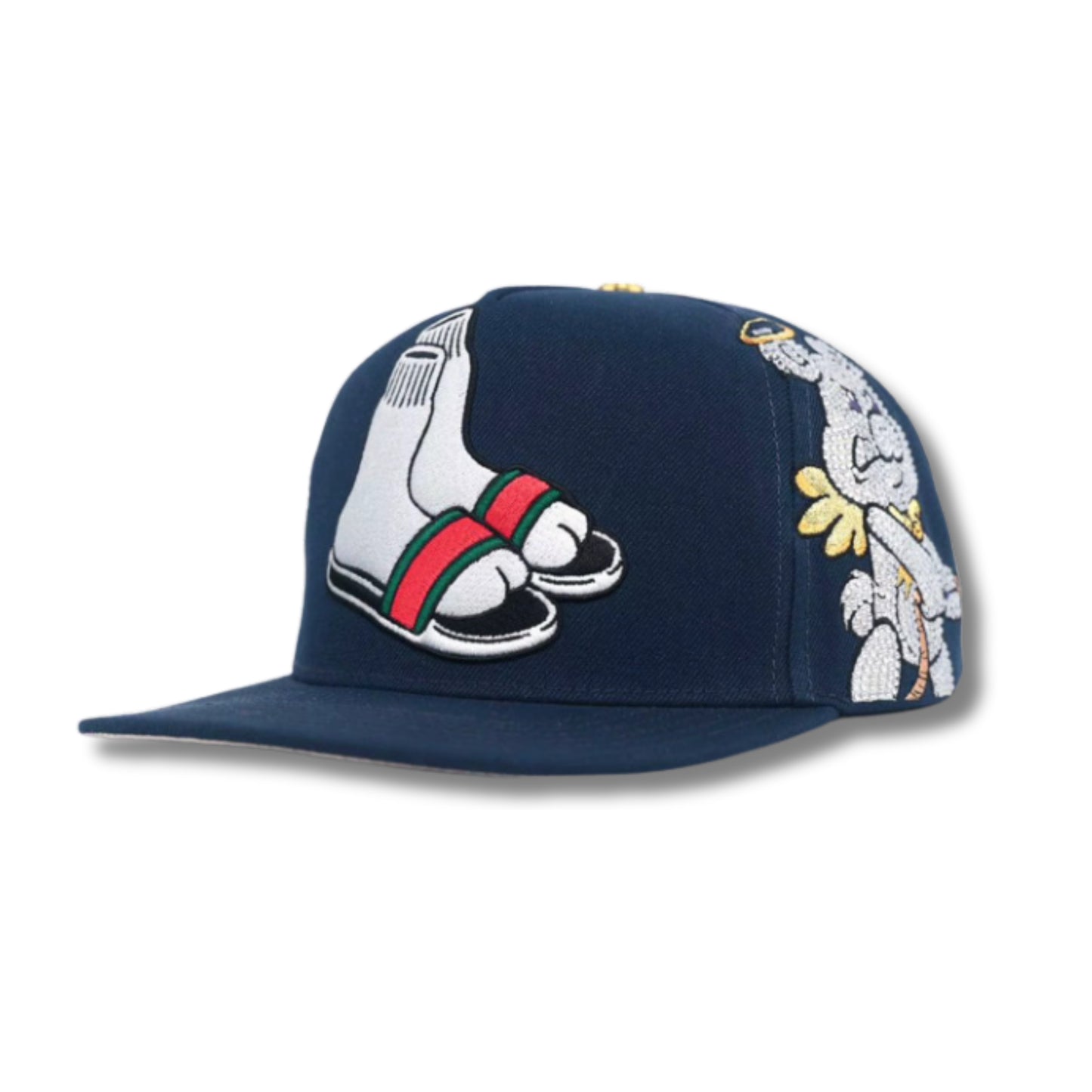 Flip Flops Gucci Leather Strap Baseball Hat