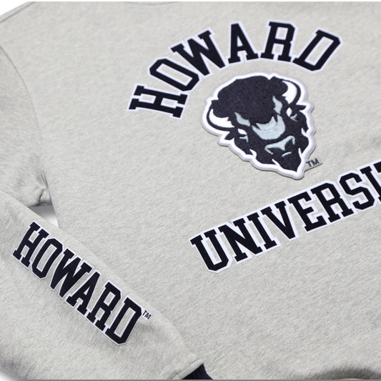Howard University HBCU Classic Men's Stacked Logo Crewneck