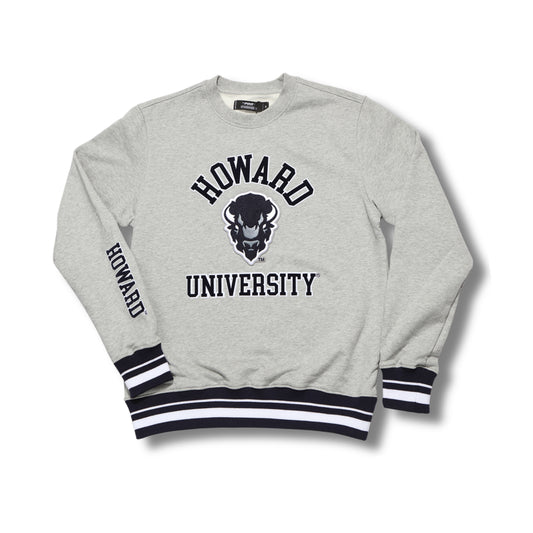 Howard University HBCU Classic Men's Stacked Logo Crewneck