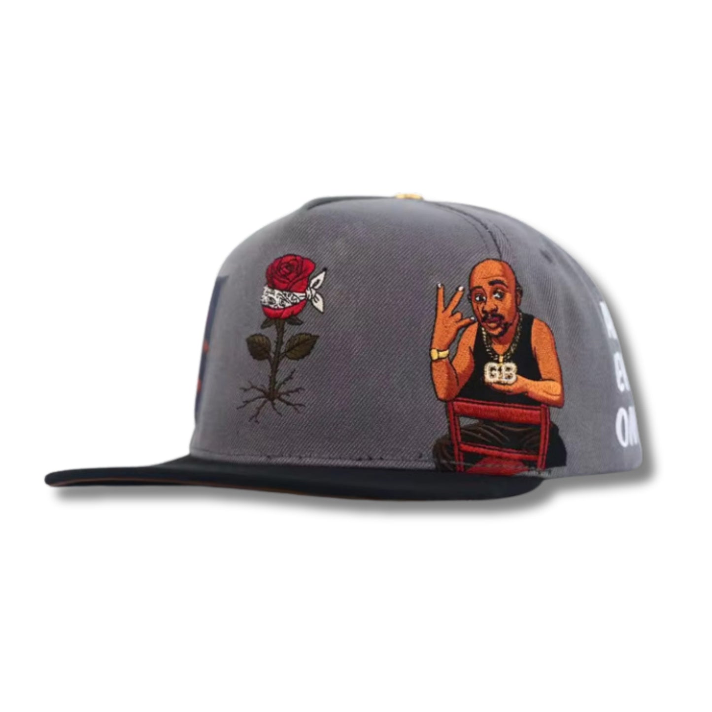 Tupac Rose that Grew from Concrete Hat