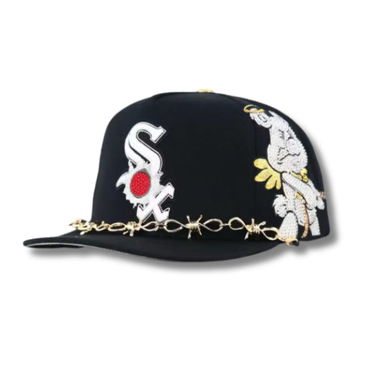 Chic Town Sox Iced Out Bears Baseball Hat