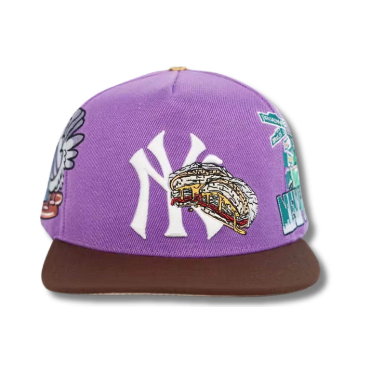 New York Bacon Egg and Cheese Leather Hat (PRE-ORDER SHIPS JULY 10th)