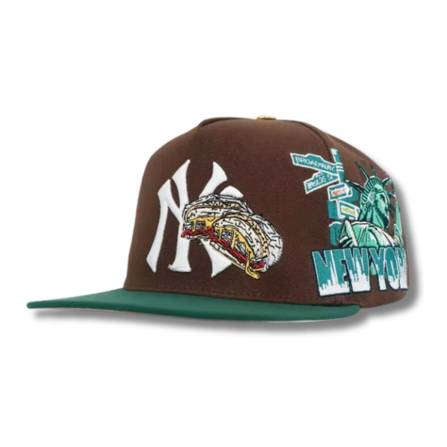 New York Bacon Egg and Cheese Leather Hat (PRE-ORDER SHIPS JULY 10th)