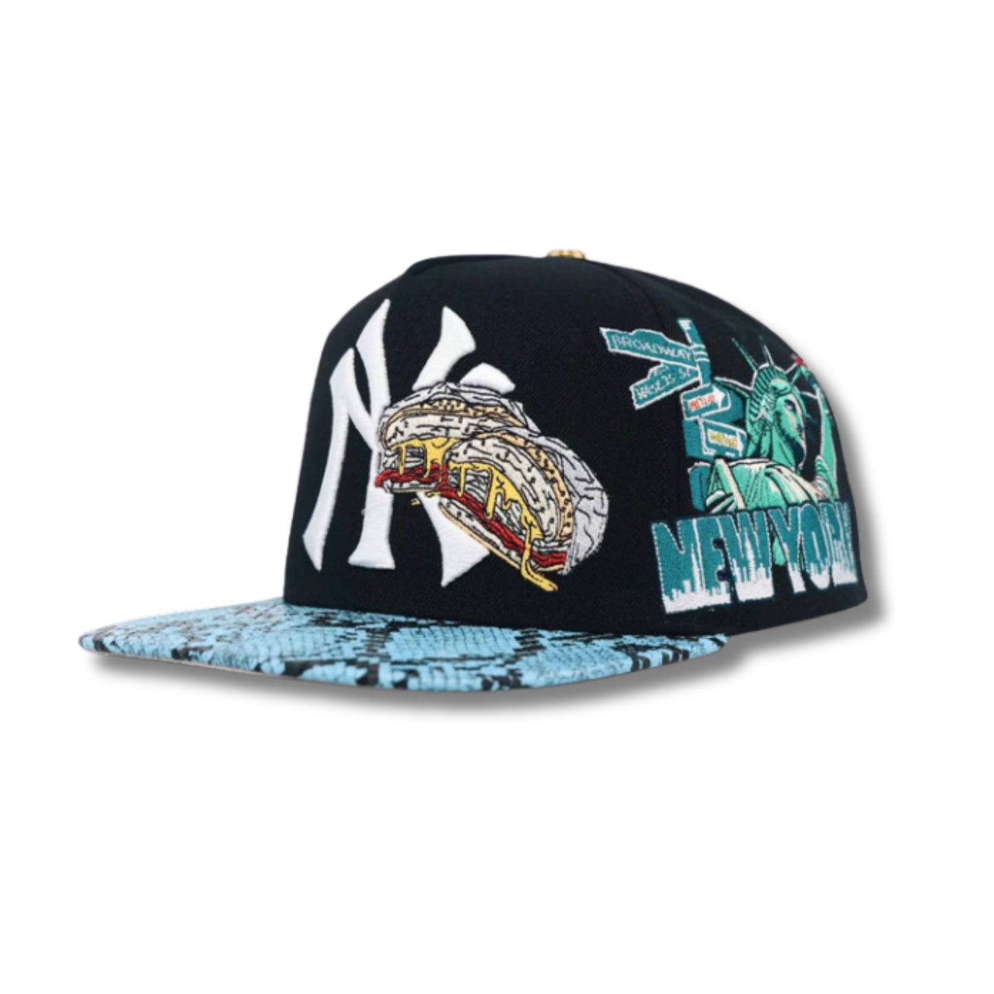 New York Bacon Egg and Cheese Leather Hat