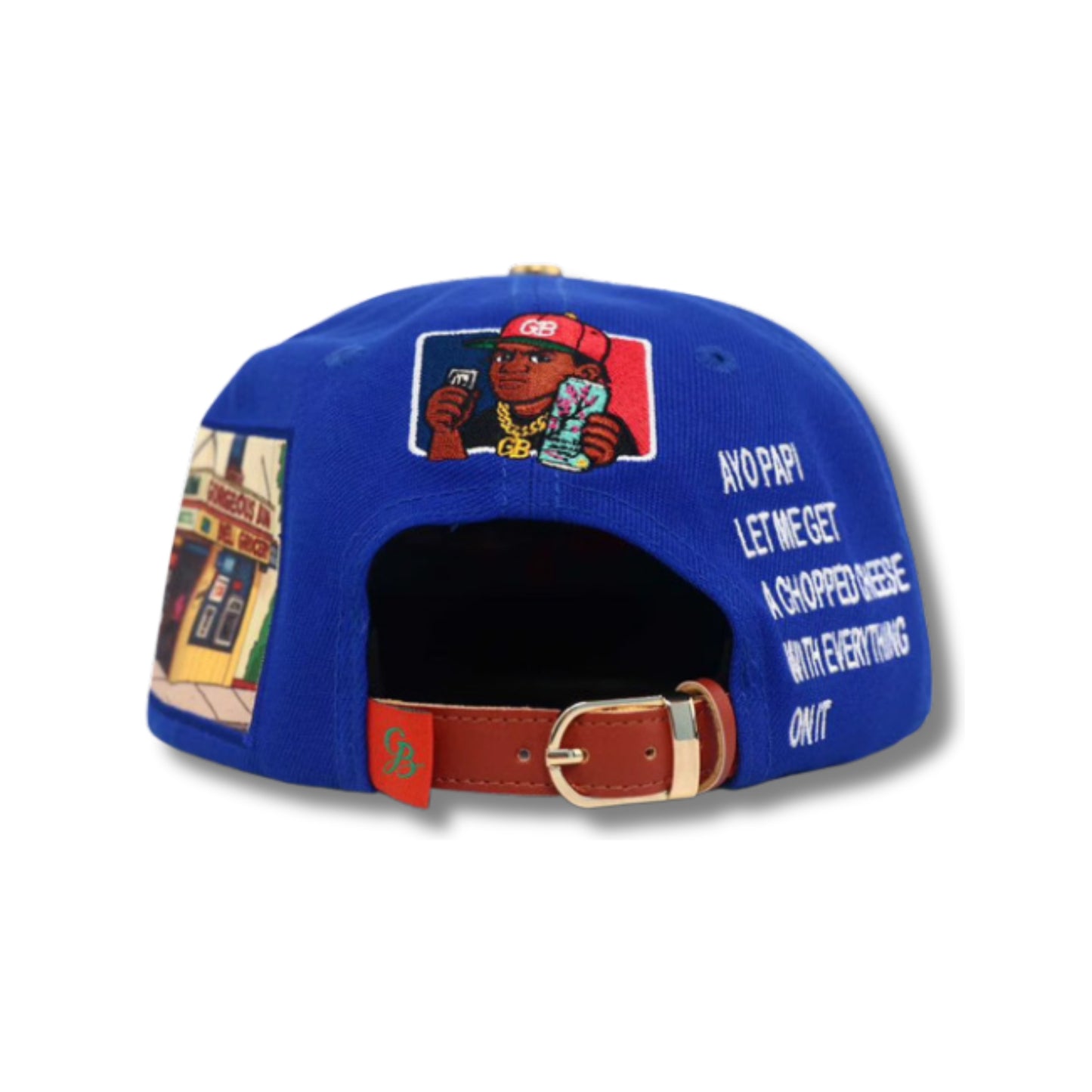 New York Mets Chop Cheese Leather Strap Hat