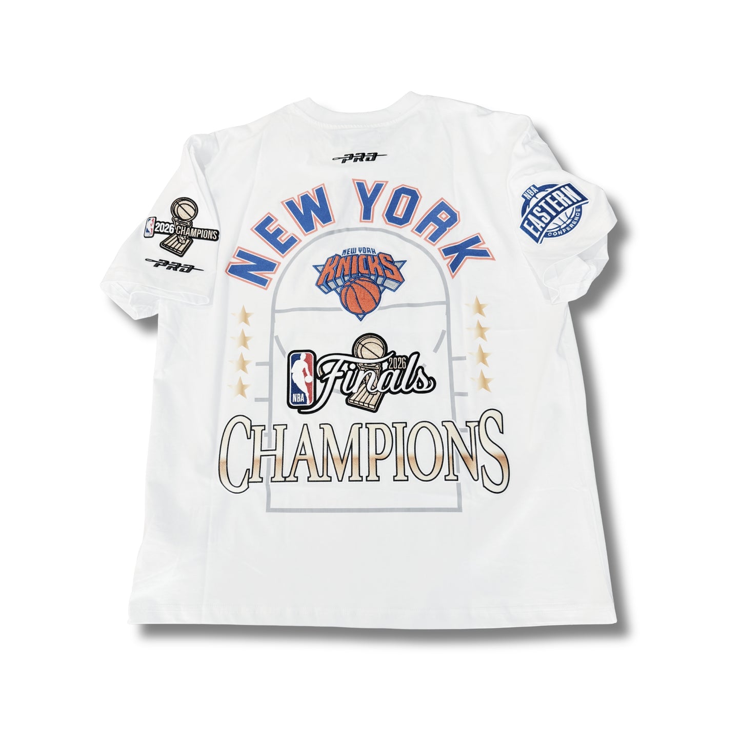 New York Knicks Championship Stacked Logo T-shirt