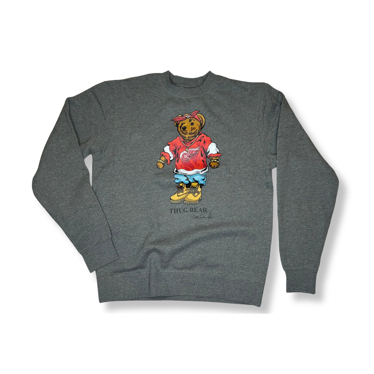 Tupac Thug Bear Crewneck