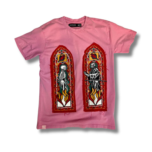 Stain Glass T-shirt Pink