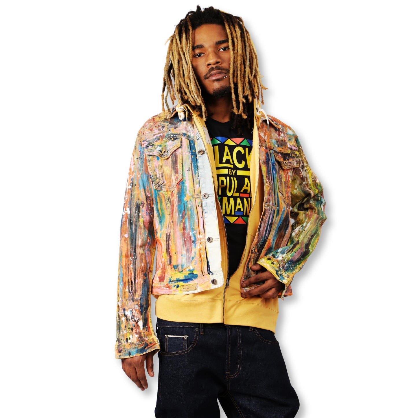 Danyaki Handpainted Denim Jacket