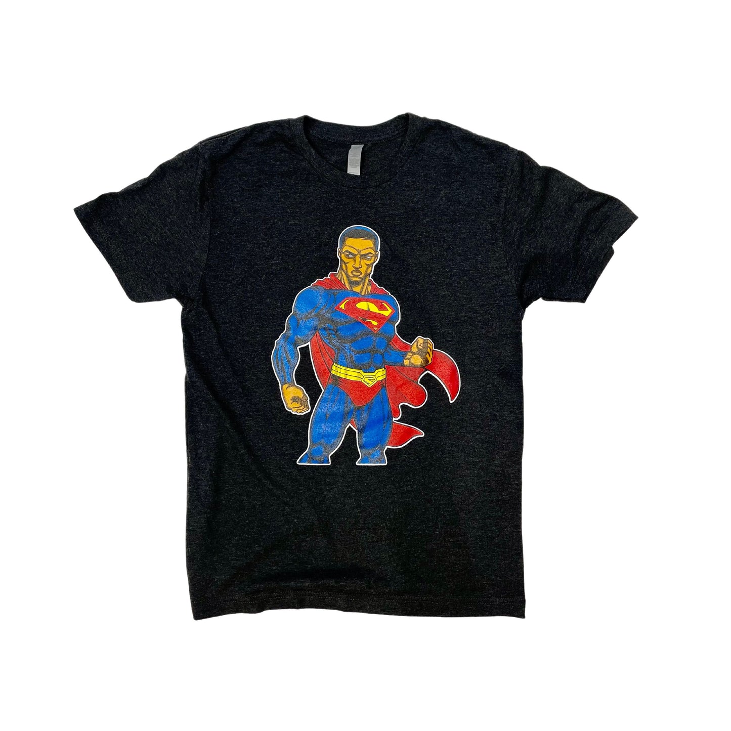 Black Super Man T-Shirt